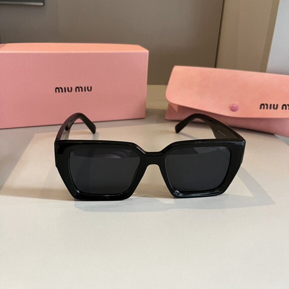 Miu Miu Black Square Sunglasses
